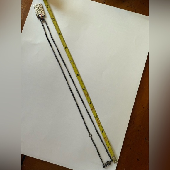 GUCCI Necklace Plate Sherry Line & Chain - Picture 7 of 8